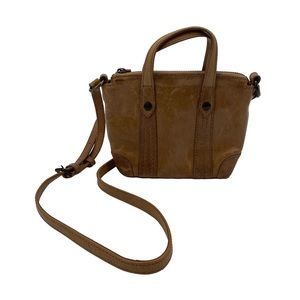 Frye Melissa Mini Shopper Cognac Small Crossbody Purse